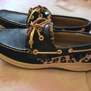 Sperry leopard print